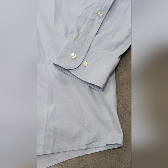 HUGO Men's Light Blue Dress Shirt, Size 16 - Picture 4 of 9